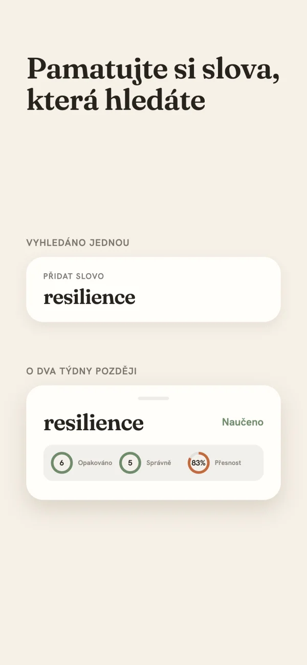 Náhled aplikace VocabNote